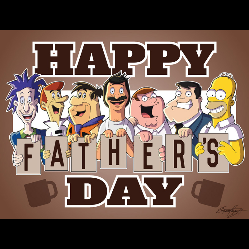 Classic Cartoon Father's Day