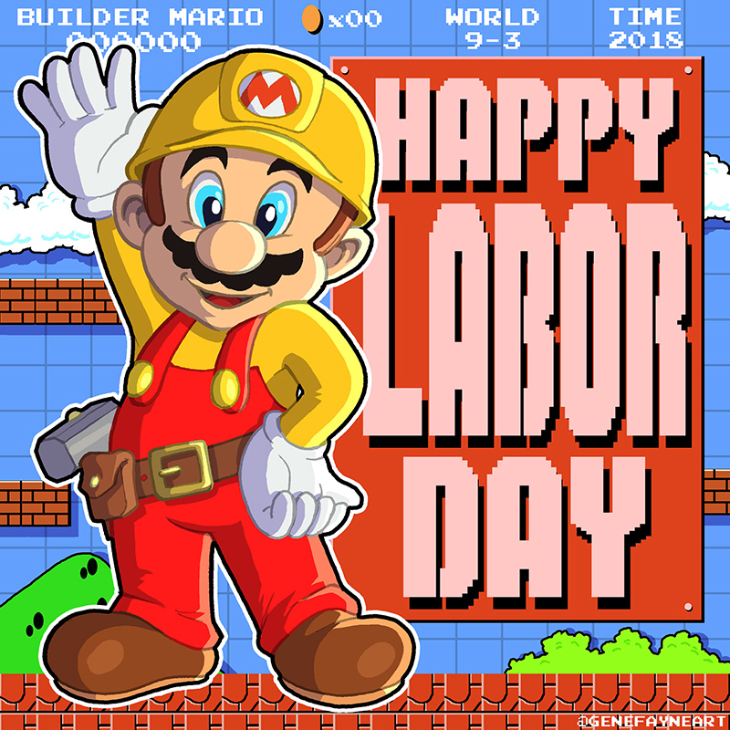 Mario Bros. Labor Day